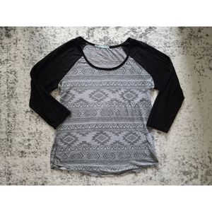 Maurices Gray Raglan Tee